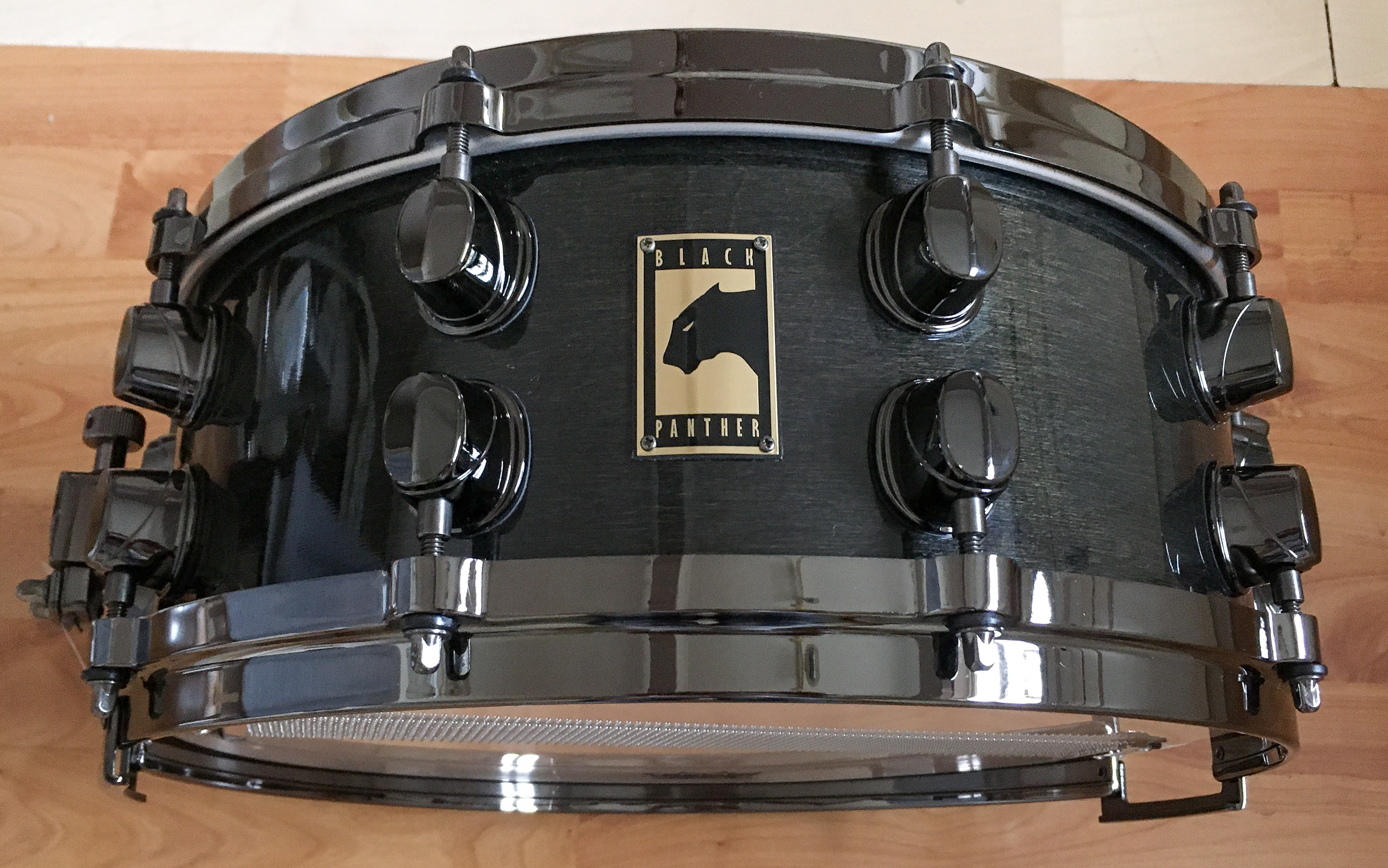 14 x 5.5 Black Lacquered Maple / Traditional Maple