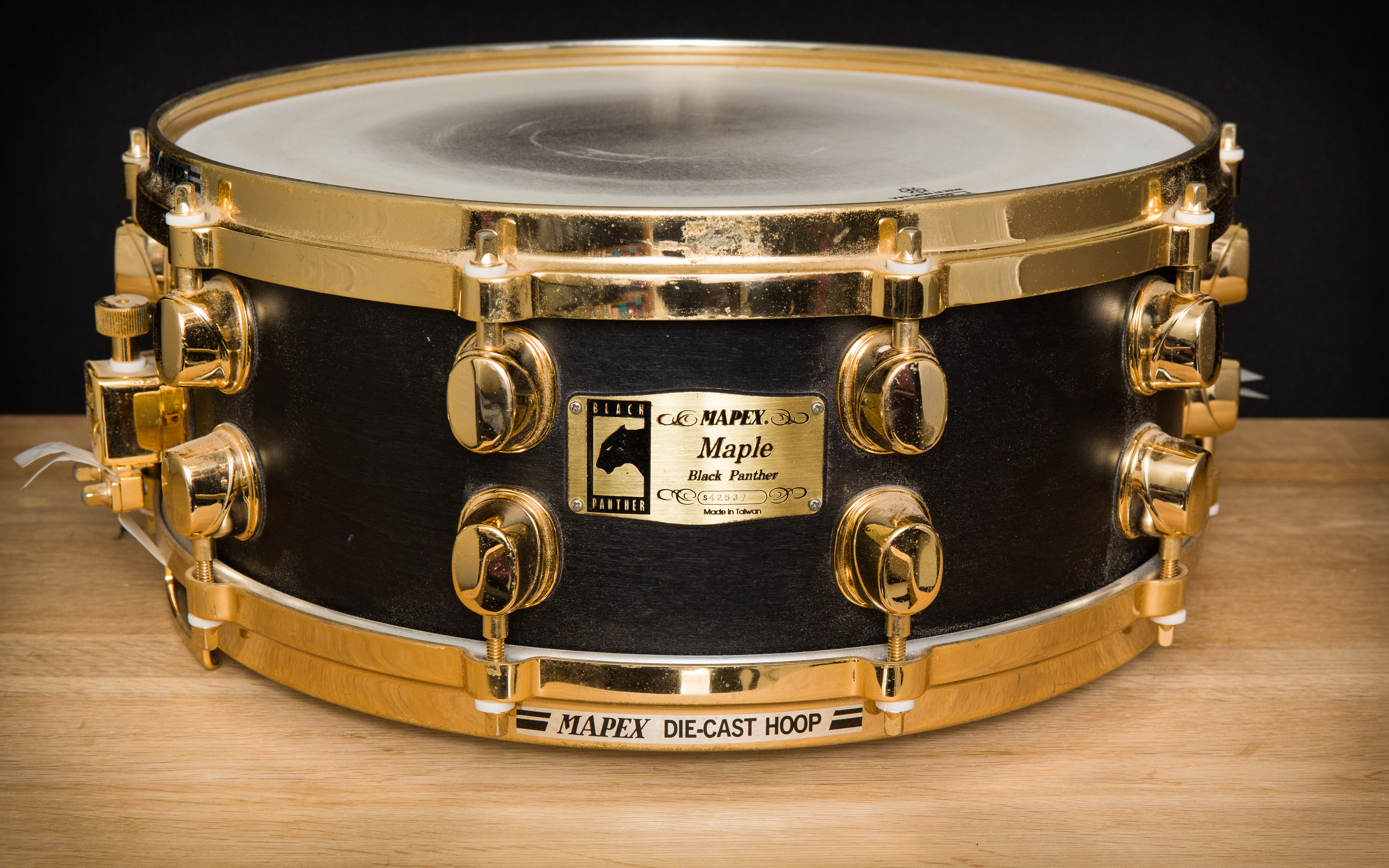14 x 5.5 Traditional Maple / Maple Deluxe (Flat Black)