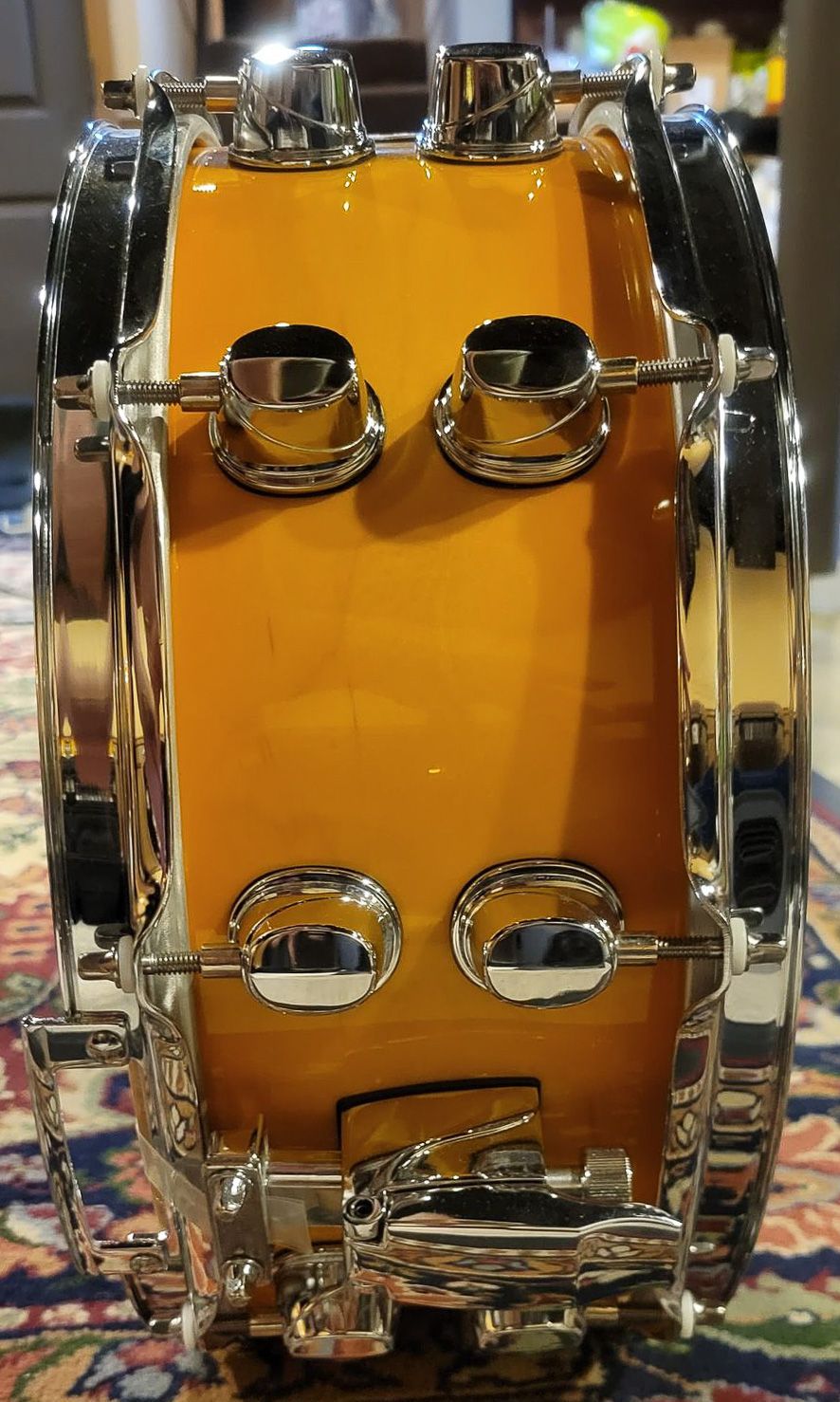 14"x5.5" Saturn Mango Burst. Photo - Drummie Chris