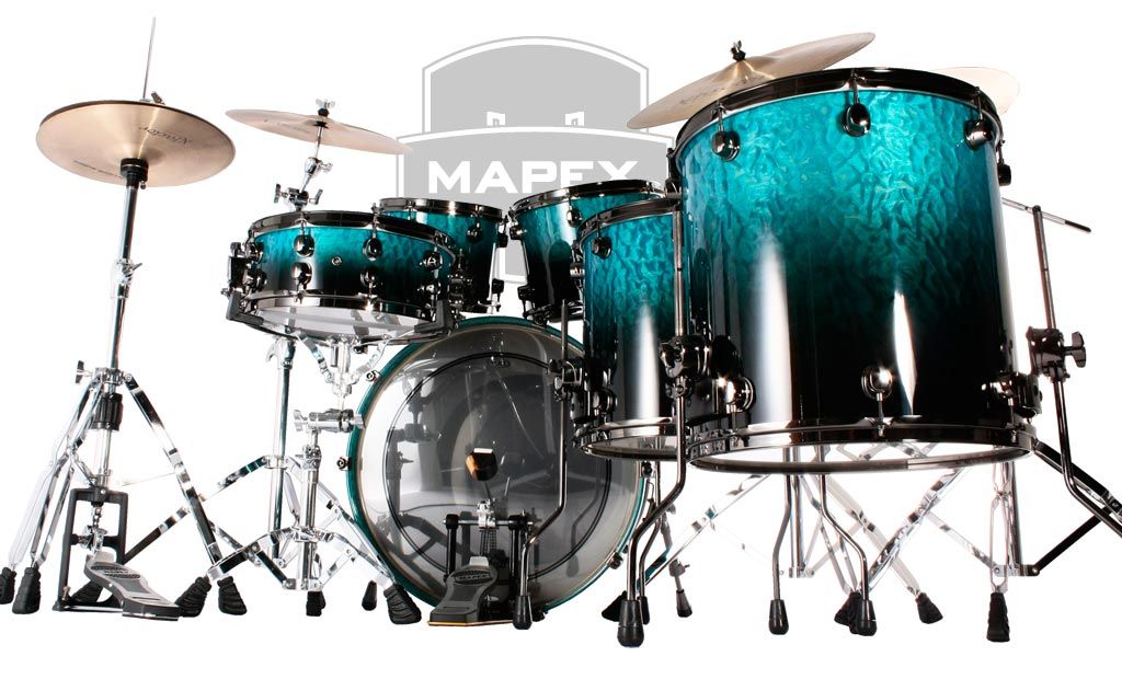 14"x5.5" Saturn SE Ocean Wave Fade. Photo - Mapex Japan