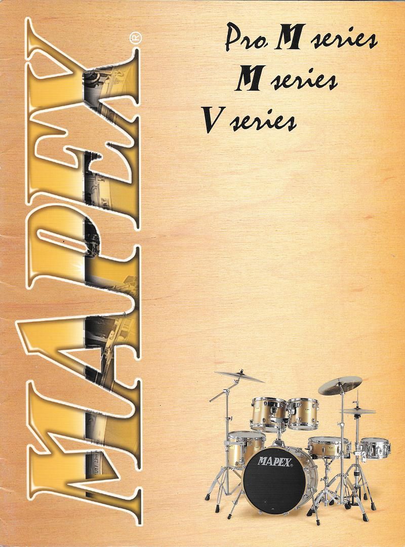 2000 Mapex Pro M, M and V Series Catalogue