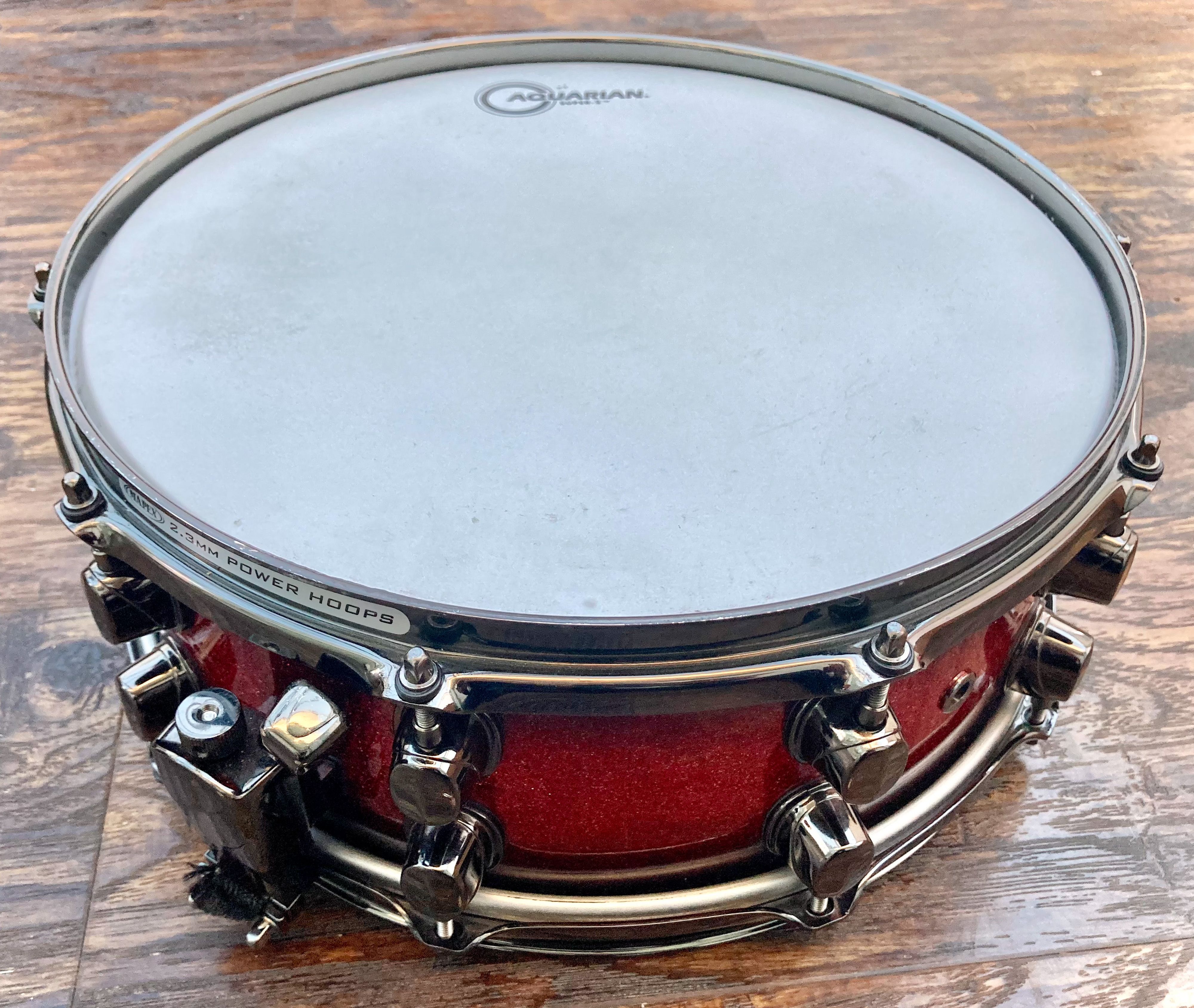 14"x5.5" Saturn Supernova Red Burst. Photo - Glen Buck