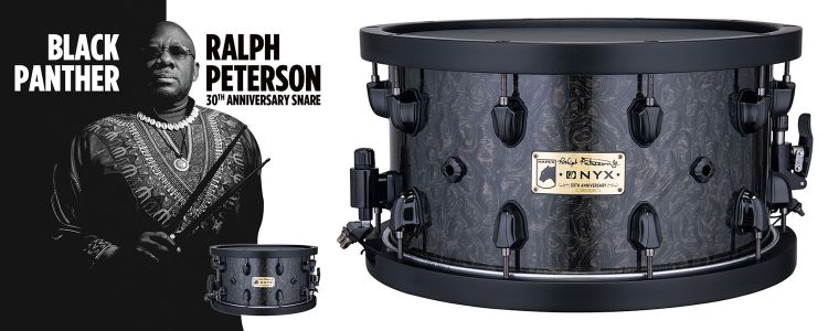 Mapex announce the Ralph Peterson ONYX snare