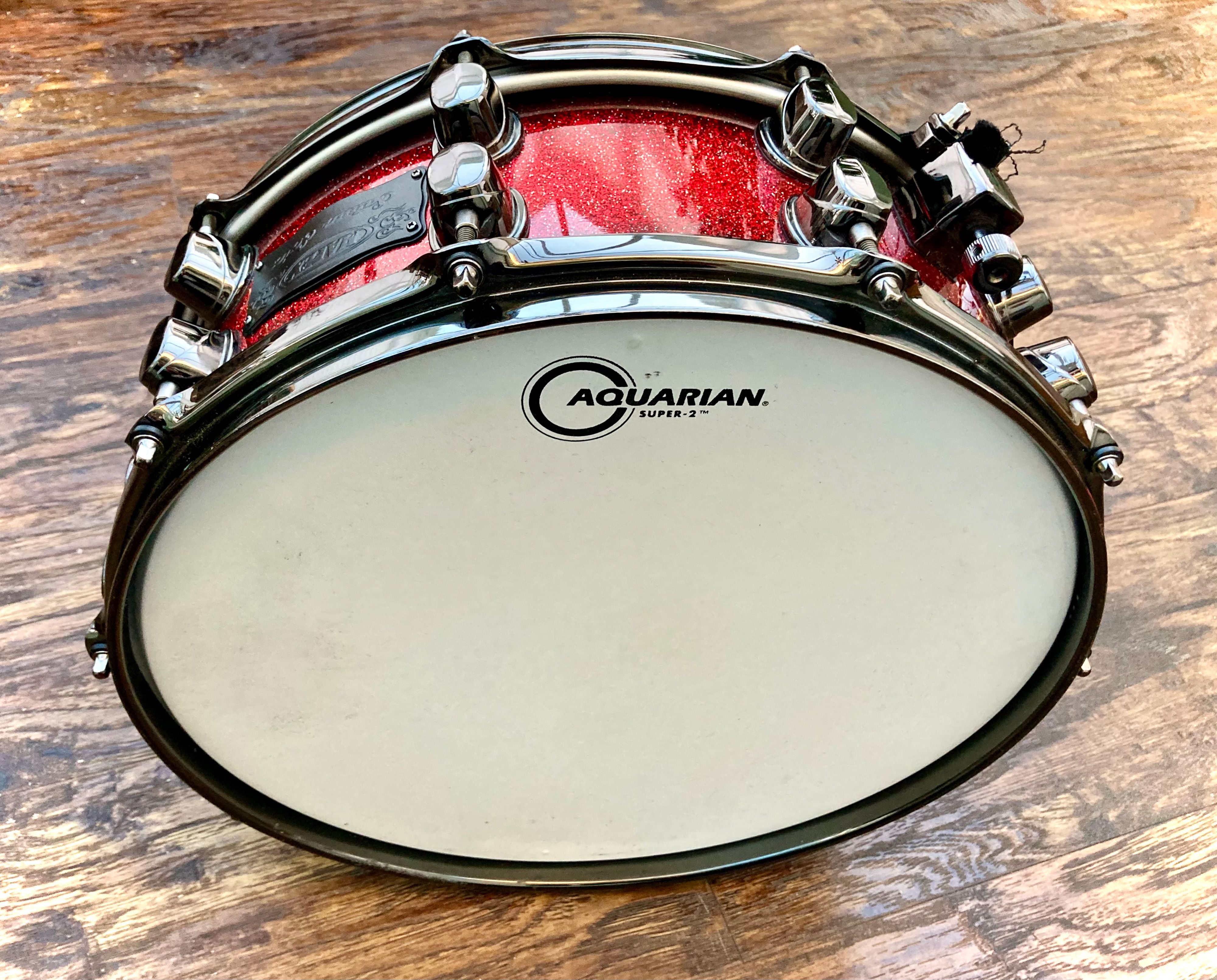 14"x5.5" Saturn Supernova Red Burst. Photo - Glen Buck